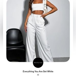 WHITE FOX Everything You Are Set in White (Size M)
